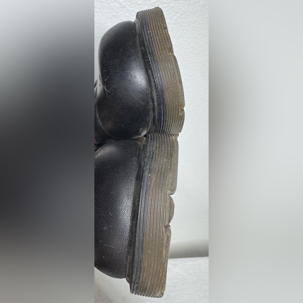 Vintage Dr. Martens 🇬🇧Made in England 8334 Chunky Platform Black Mary Janes US 7 - Picture 11 of 16